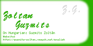 zoltan guzmits business card
